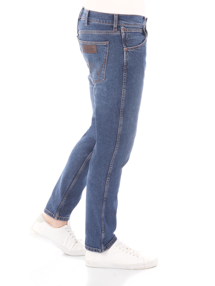 Wrangler Jeans Greensboro regular/straight in Blau günstig kaufen