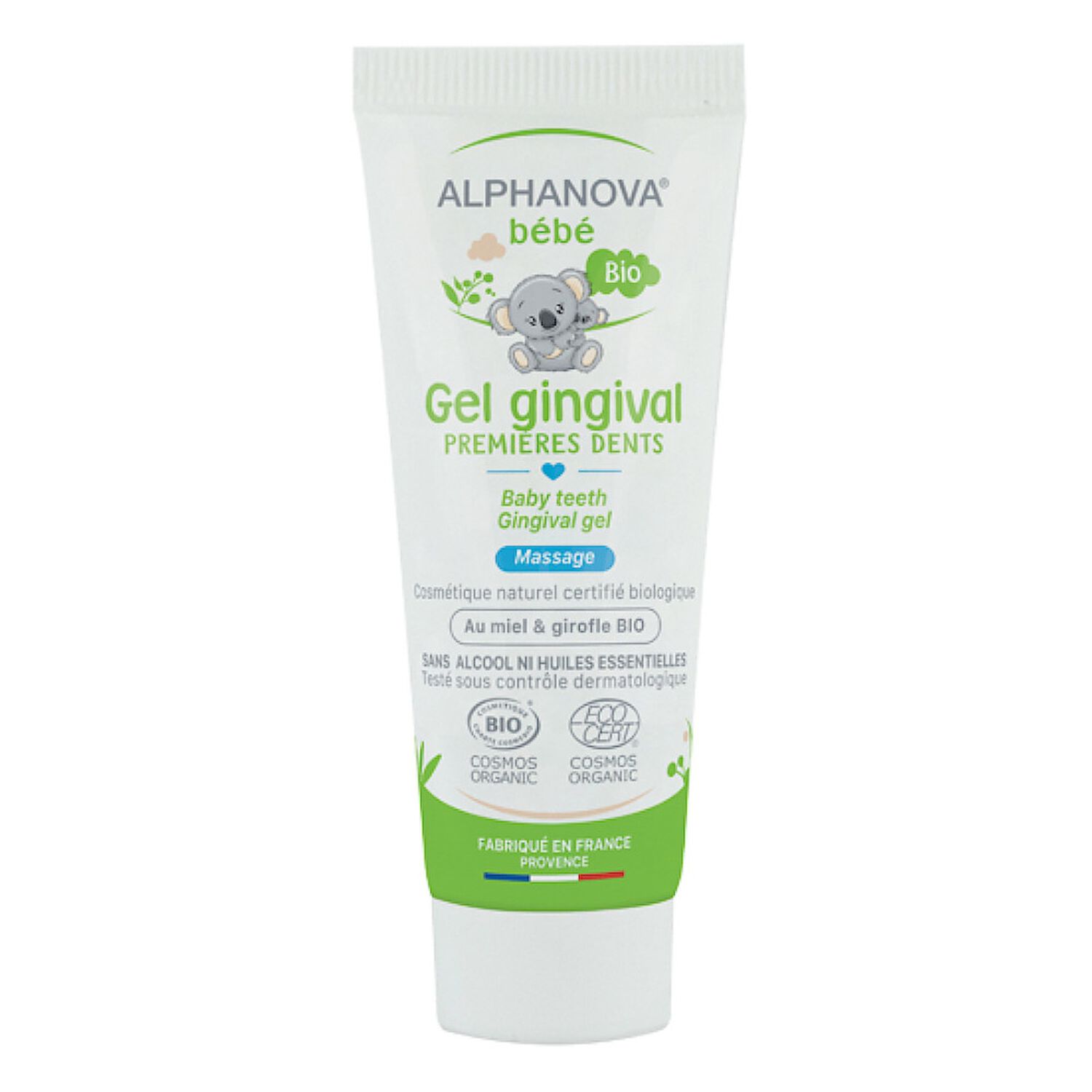 Alphanova Bébé Gel Gingival Bio, Premières Dents 20 ml