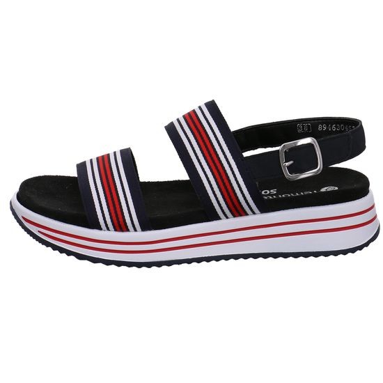 REMONTE Klassische Sandalen blau Sandalette