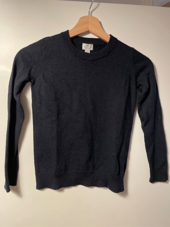 Bock Cph Woll-Pullover in Schwarz günstig kaufen 134/140