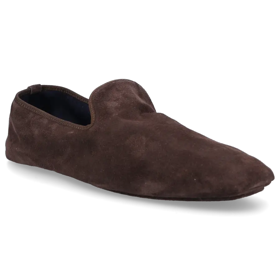 Henderson - Hausschuhe SUITE Veloursleder - braun