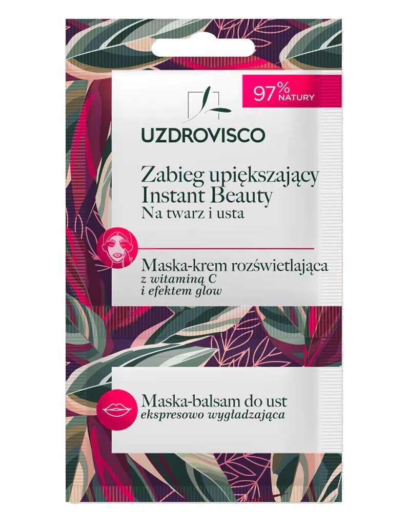 Uzdrovisco Instant Beauty tretman ljepote za lice i usne