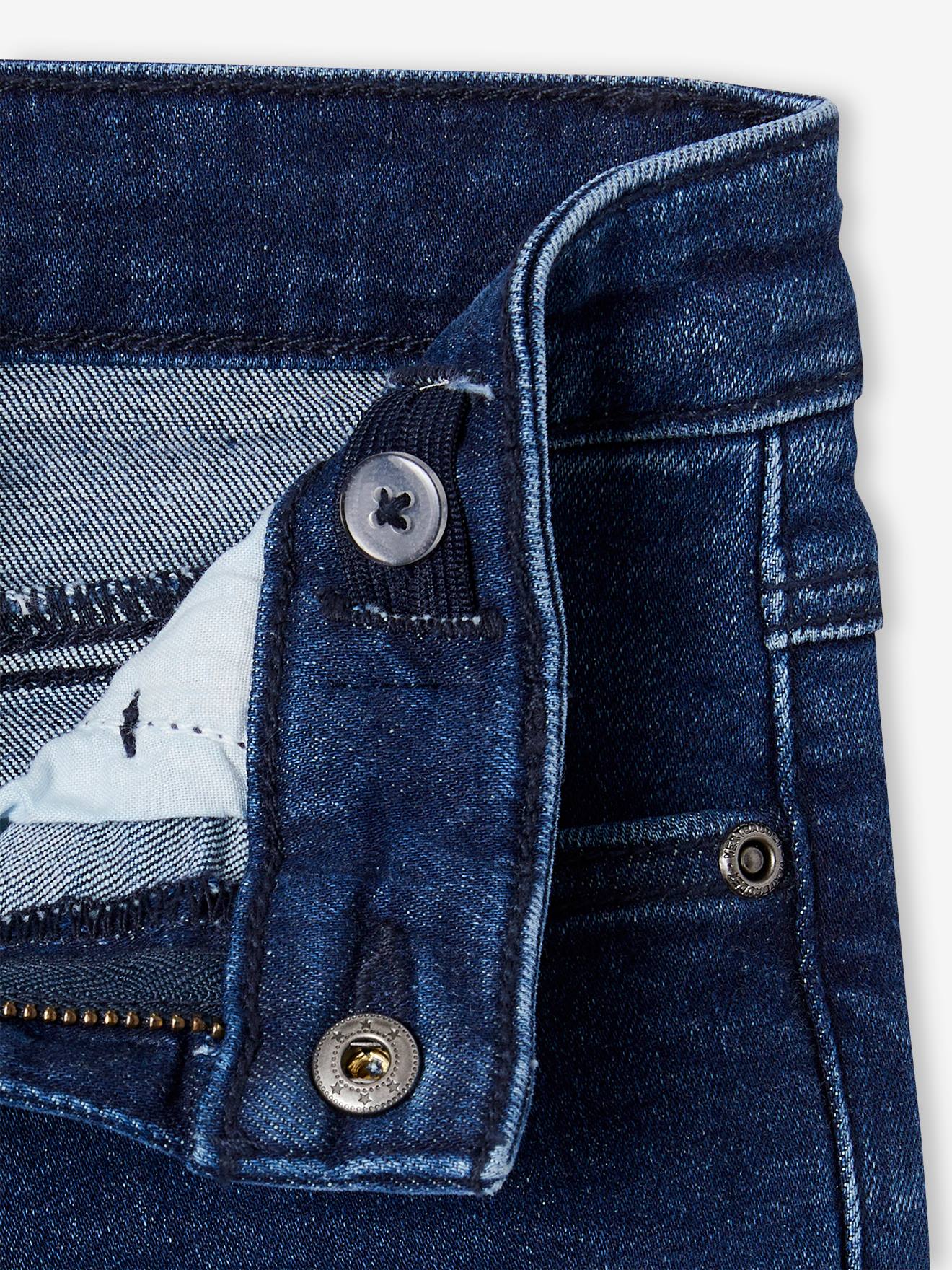 Vertbaudet Jungen Jeansshorts BASIC Oeko-Tex - double stone