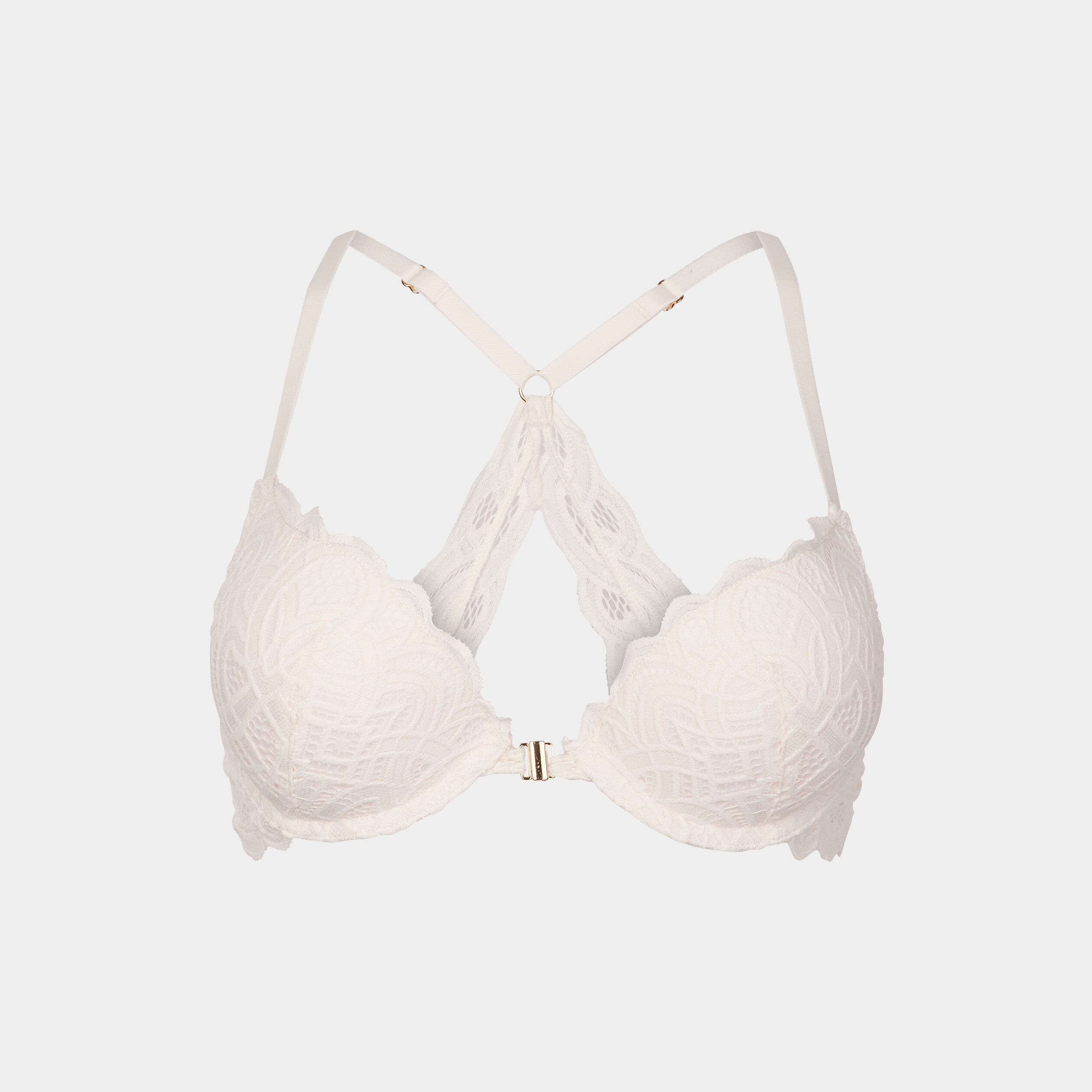 Soutien-gorge maxi push-up ivoire femme | La Halle