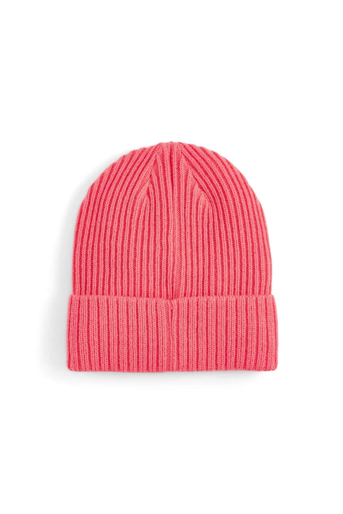 Puma  Gerippte klassische Beanie-Baskenmütze mit Umschlag 2403808 Rosa