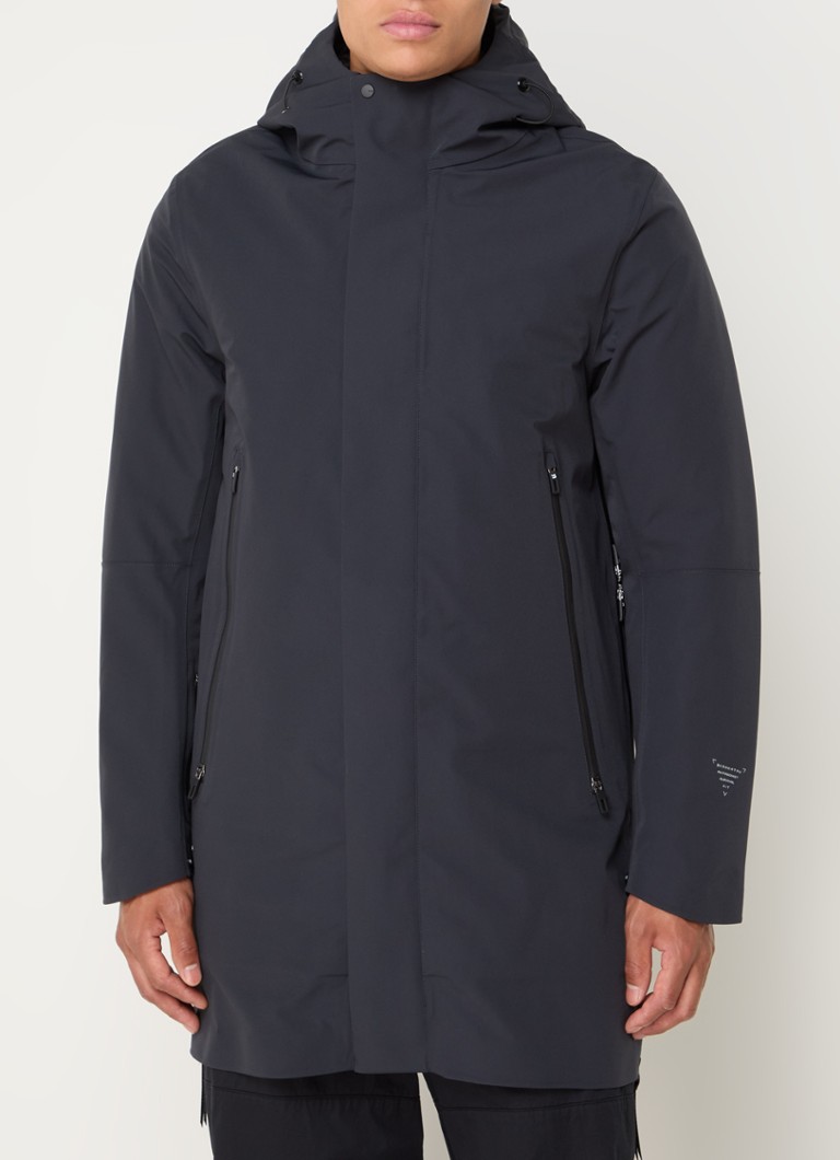 Krakatau QM481 parka with zip pockets
