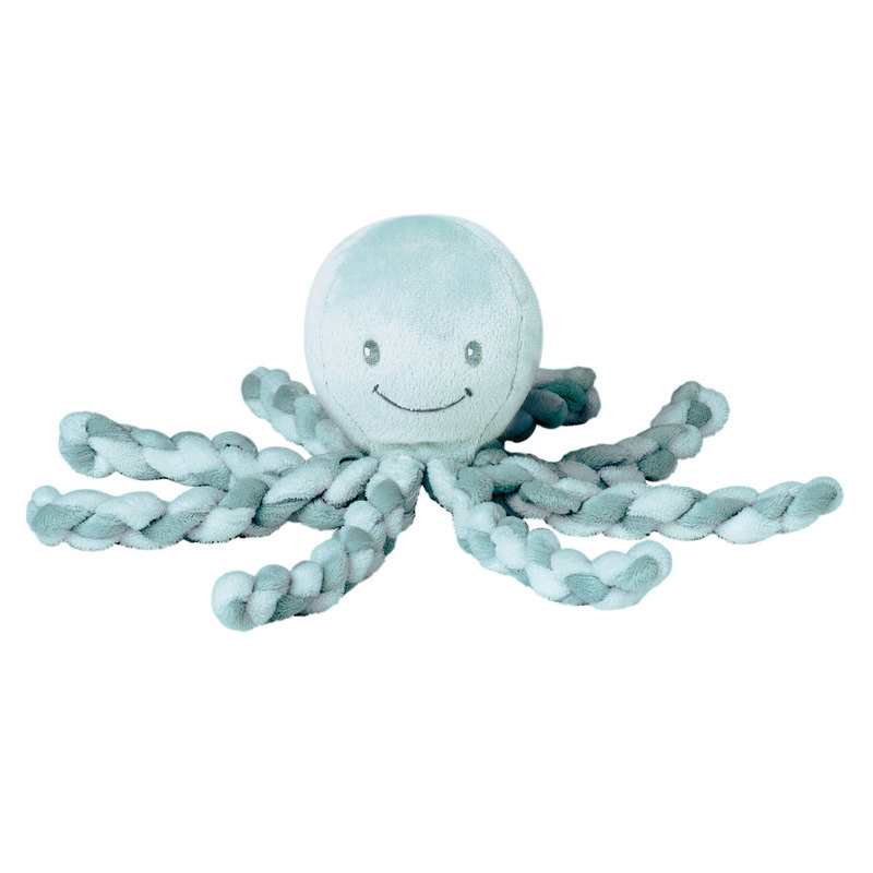 Doudou pieuvre vert menthe Nattou