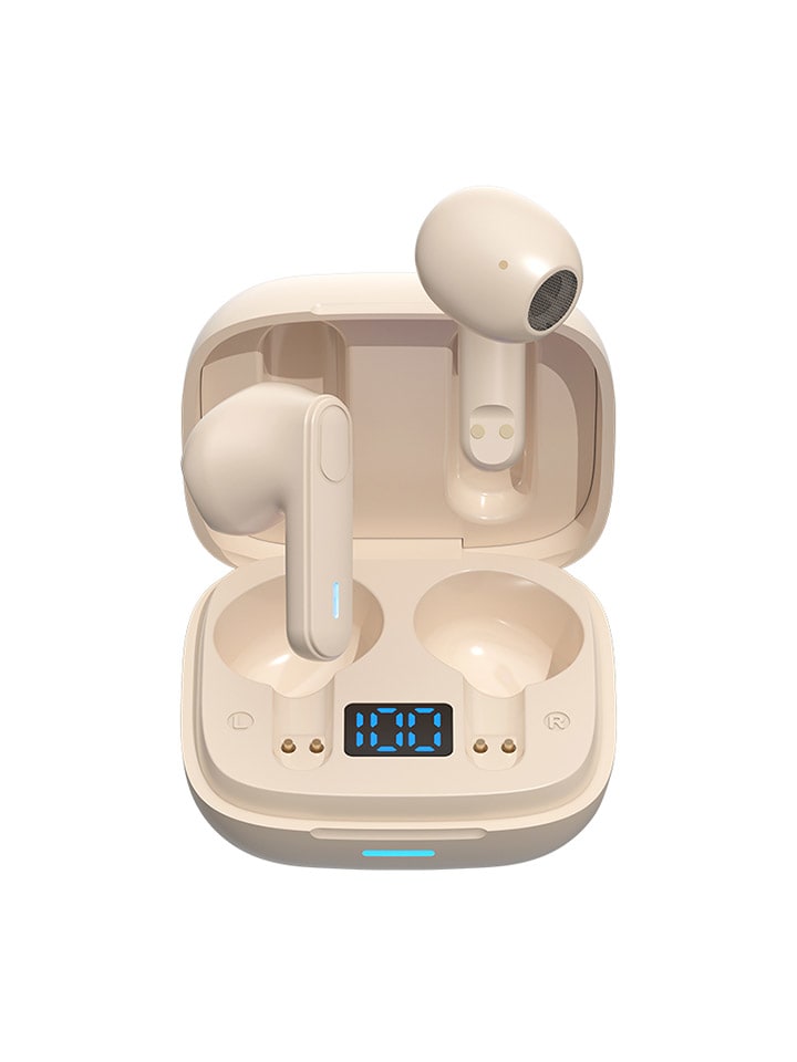 SWEET ACCESS Kabellose Bluetooth-In-Ear-Kopfhörer in Beige günstig kaufen onesize
