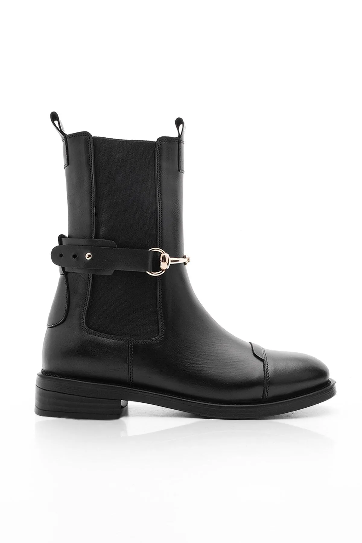 Marjin  Stiefelette - Schwarz - Flacher Absatz