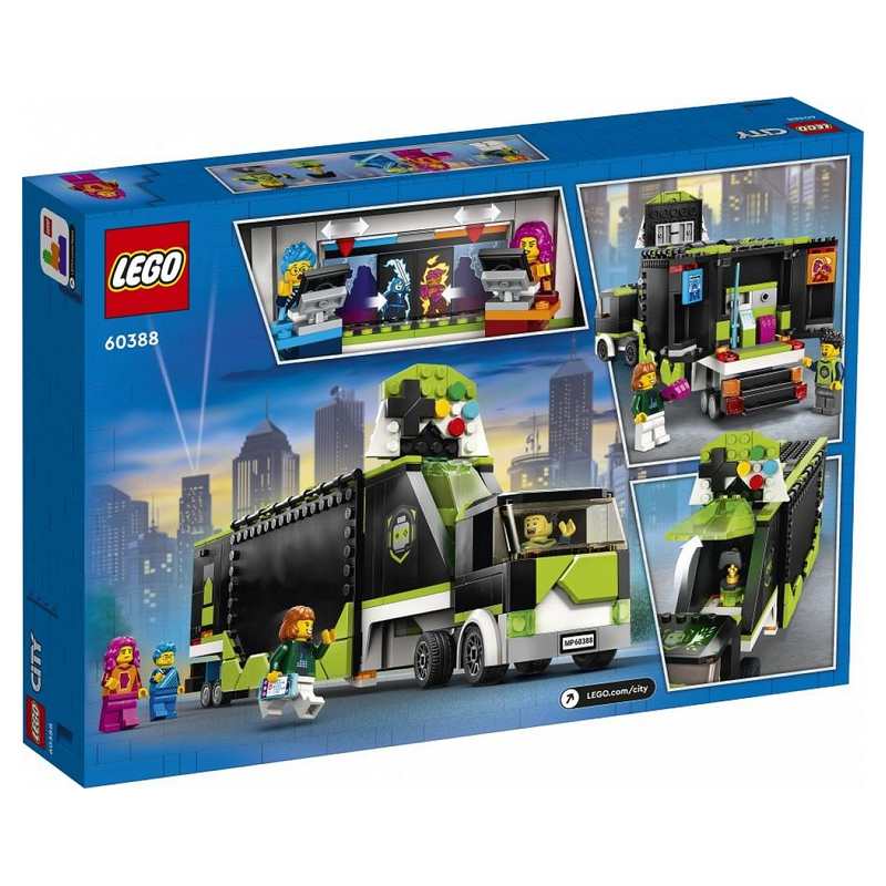 60388 Le camion de tournois de jeux vidéo LEGO City