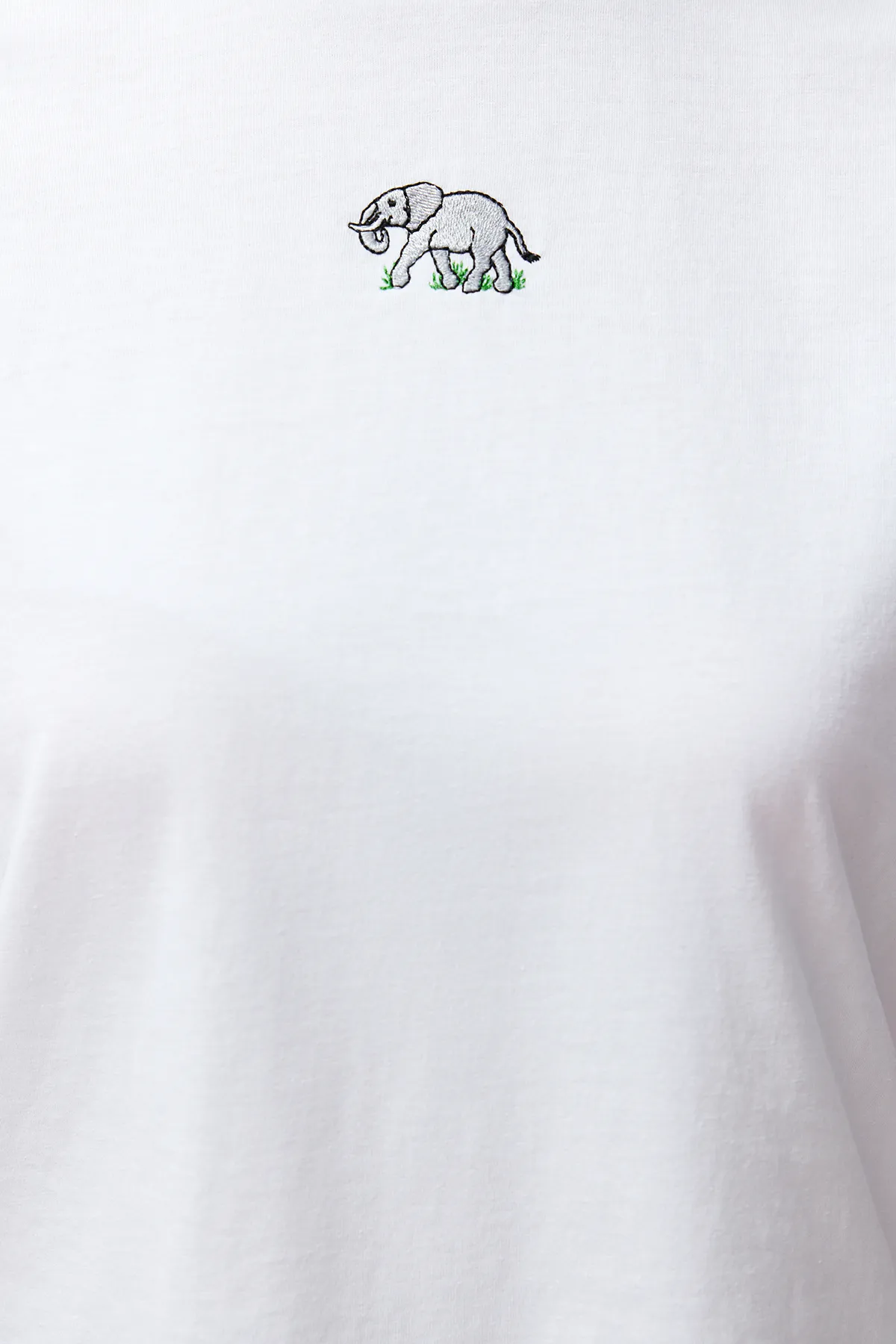 Trendyol Collection  T-Shirt - Weiß - Regular Fit