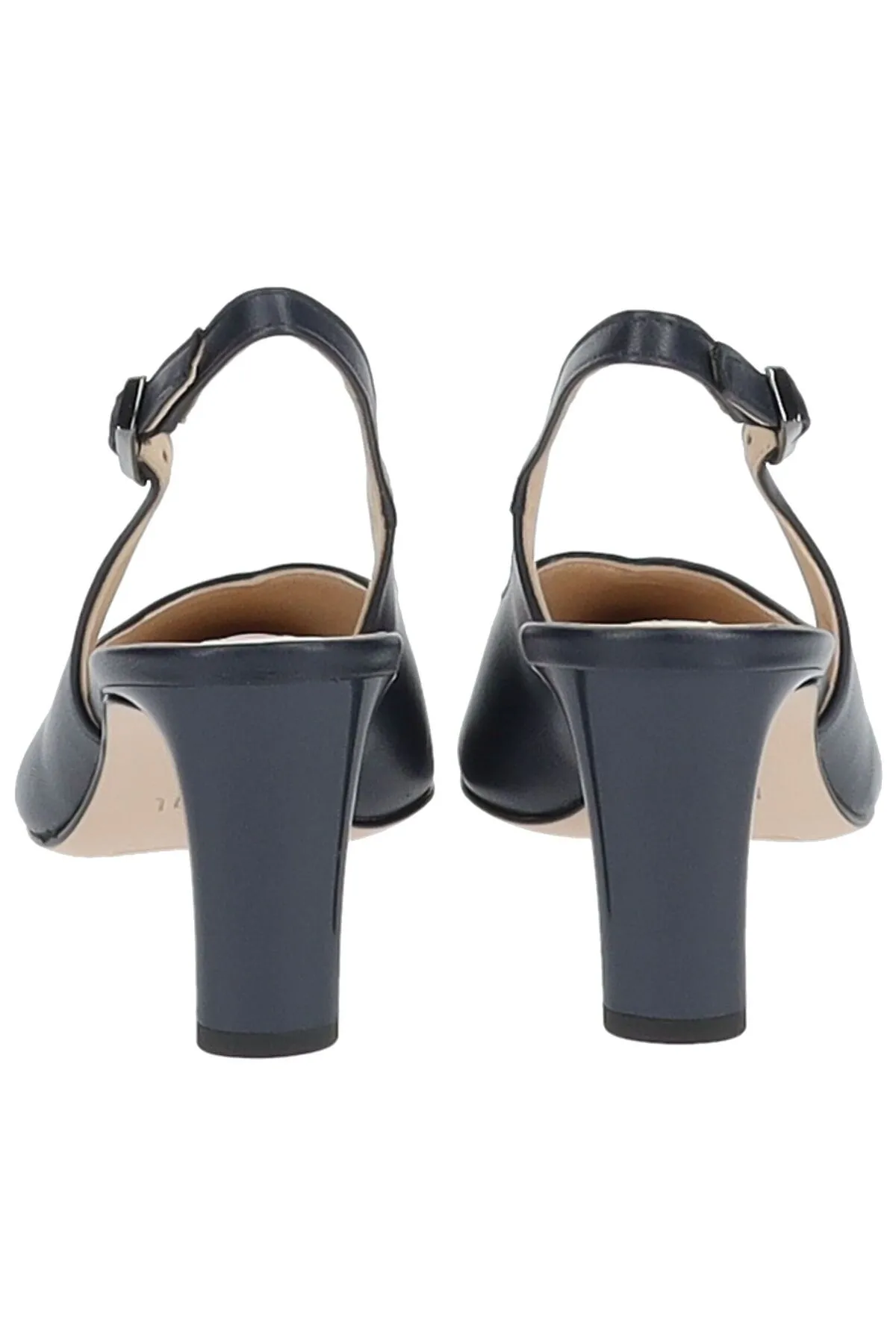 HÖGL  High Heels - Blau - Blockabsatz