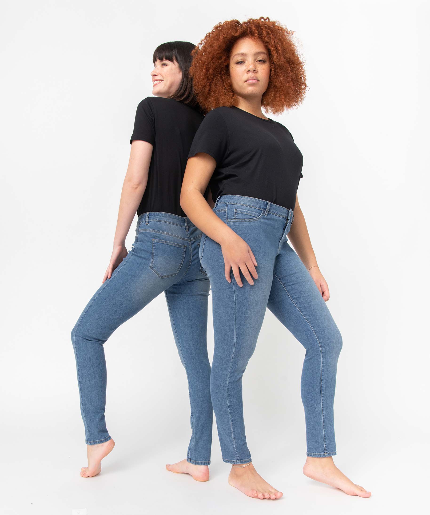 Jean femme coupe Slim stone | GEMO