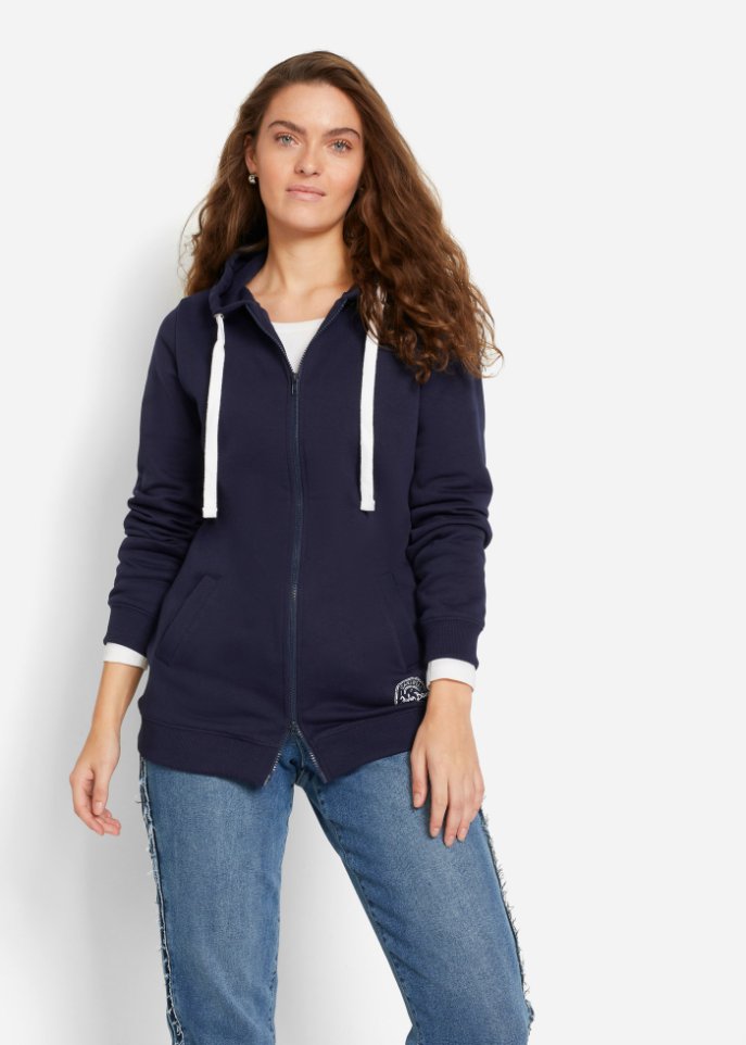 Long-Sweatjacke