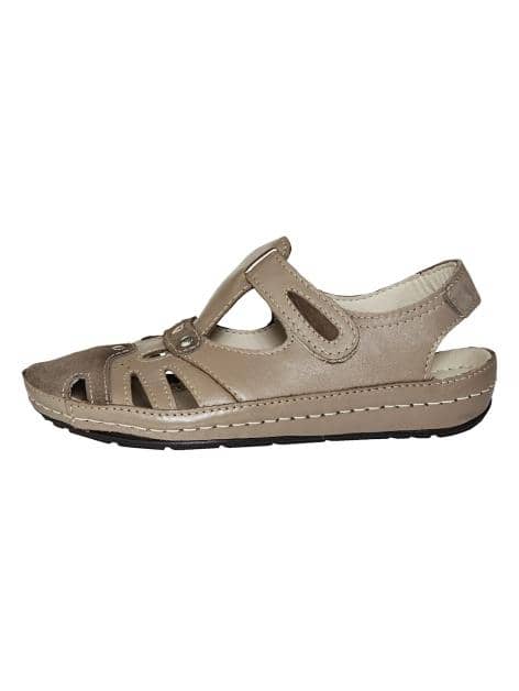 Klettslipper in zweifarbiger Optik