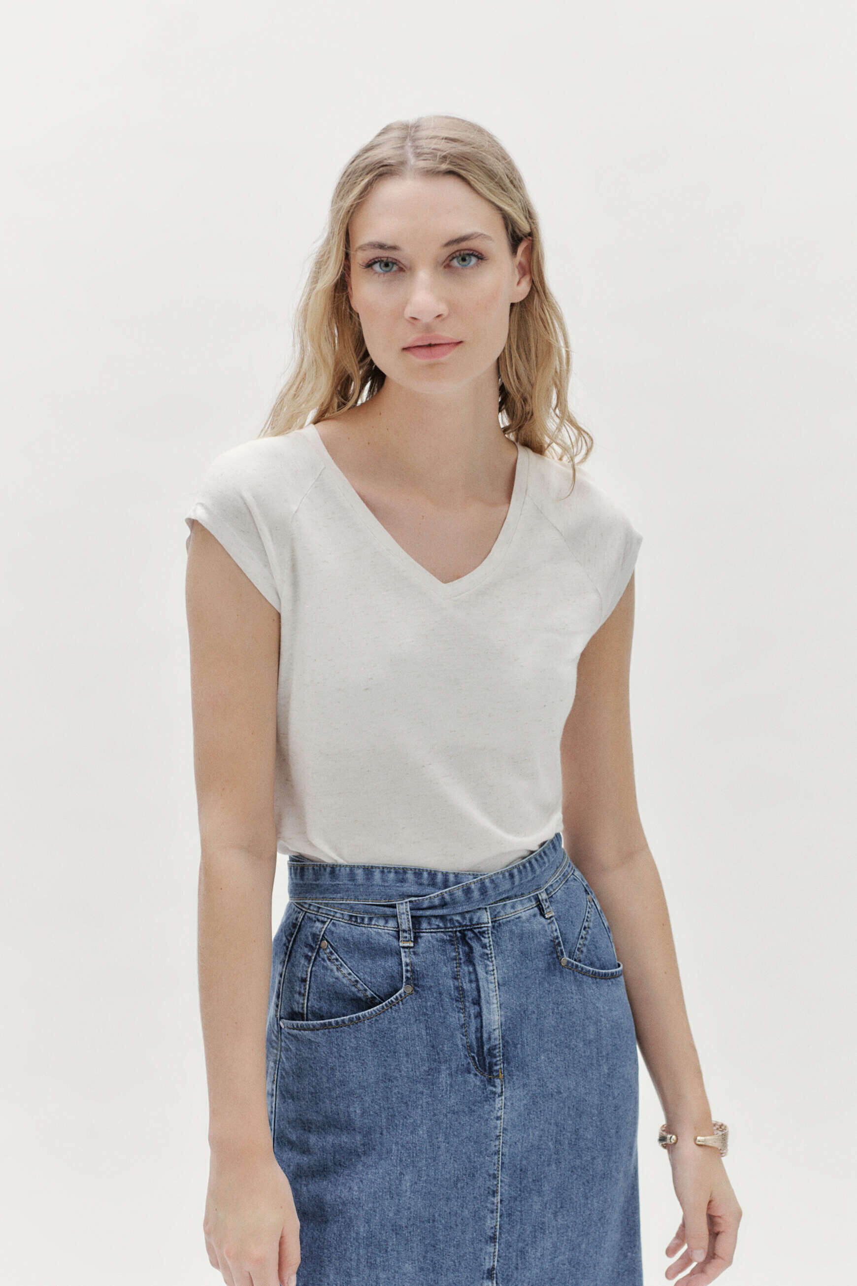 t-shirt dakota ivoire femme