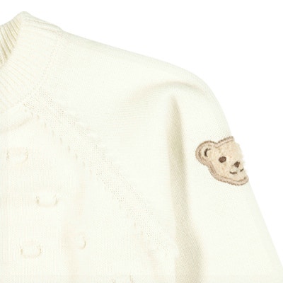 Strickjacke, beige für Mädchen