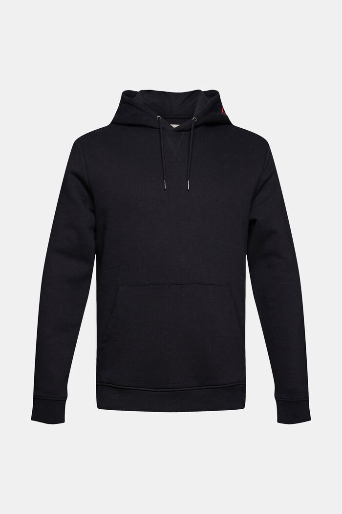 Hoodie mit Logostickerei, Baumwoll-Mix