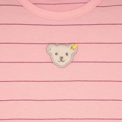 T-Shirt langarm, rosa für Mädchen