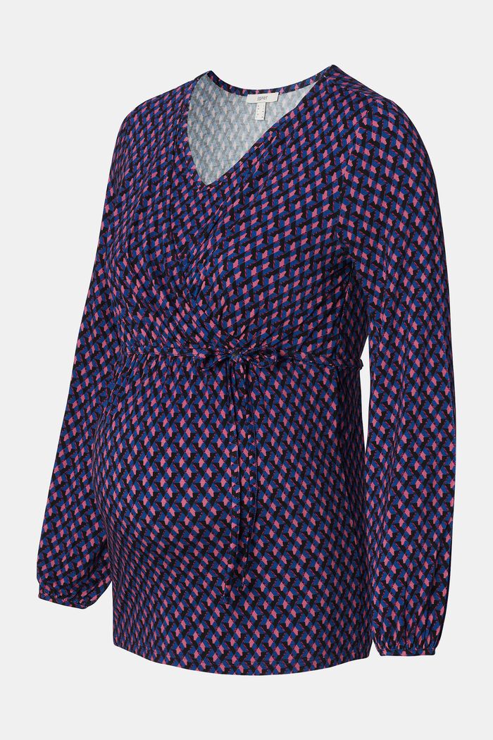 MATERNITY Top aus Jersey mit V-Ausschnitt