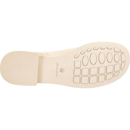 ekonika Mules mit Ziernaht Ton in Ton