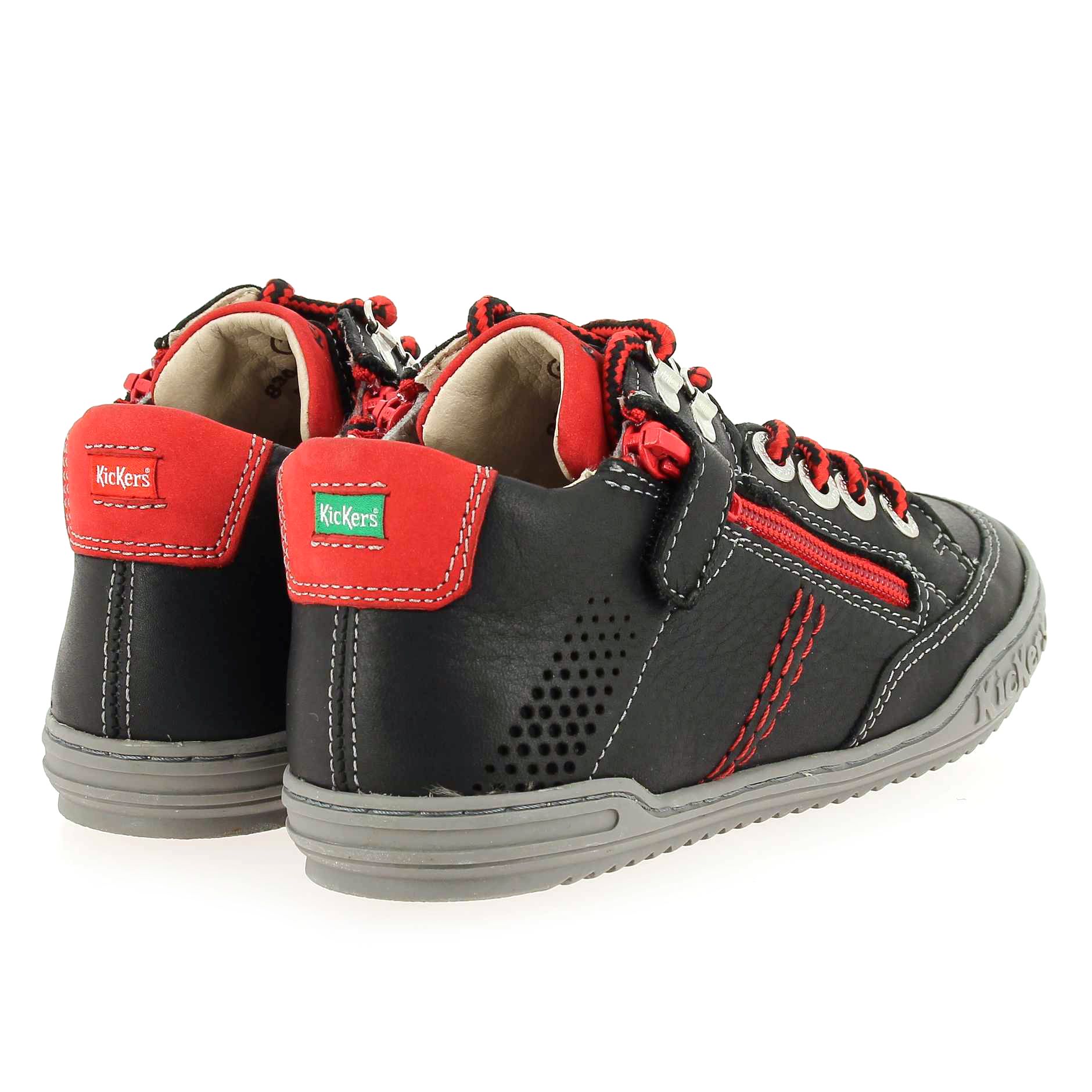 Kickers  JOULA - Noir Rouge