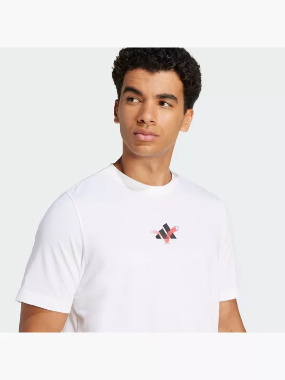 adidas Tennis Happy 3 Balls Graphic T-Shirt
