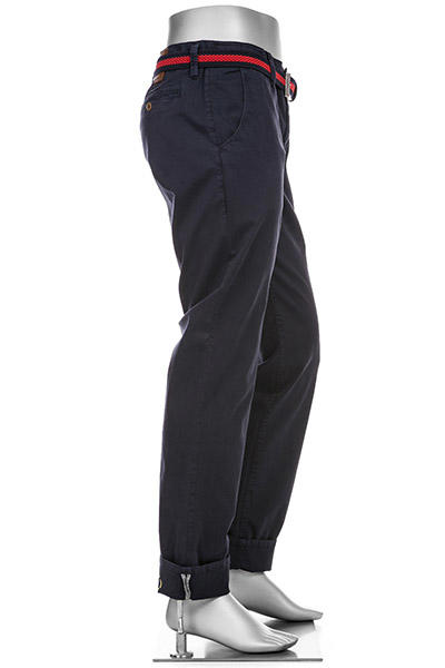 Alberto Bike, Chino Bike, Regular Fit, Baumwolle T400®, blau