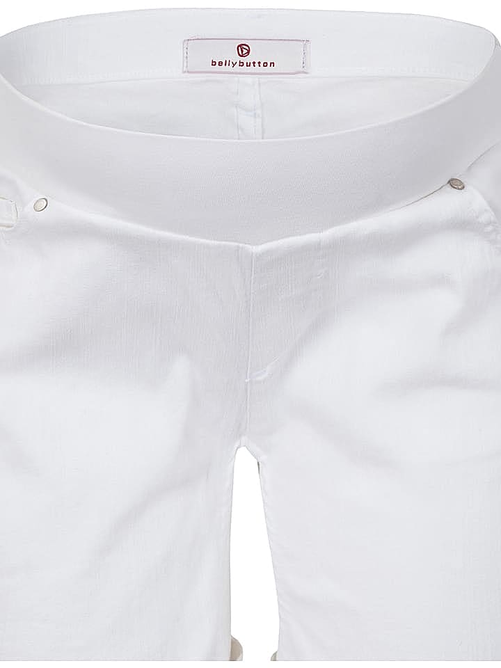 bellybutton Umstandsshorts in Weiß günstig kaufen 36