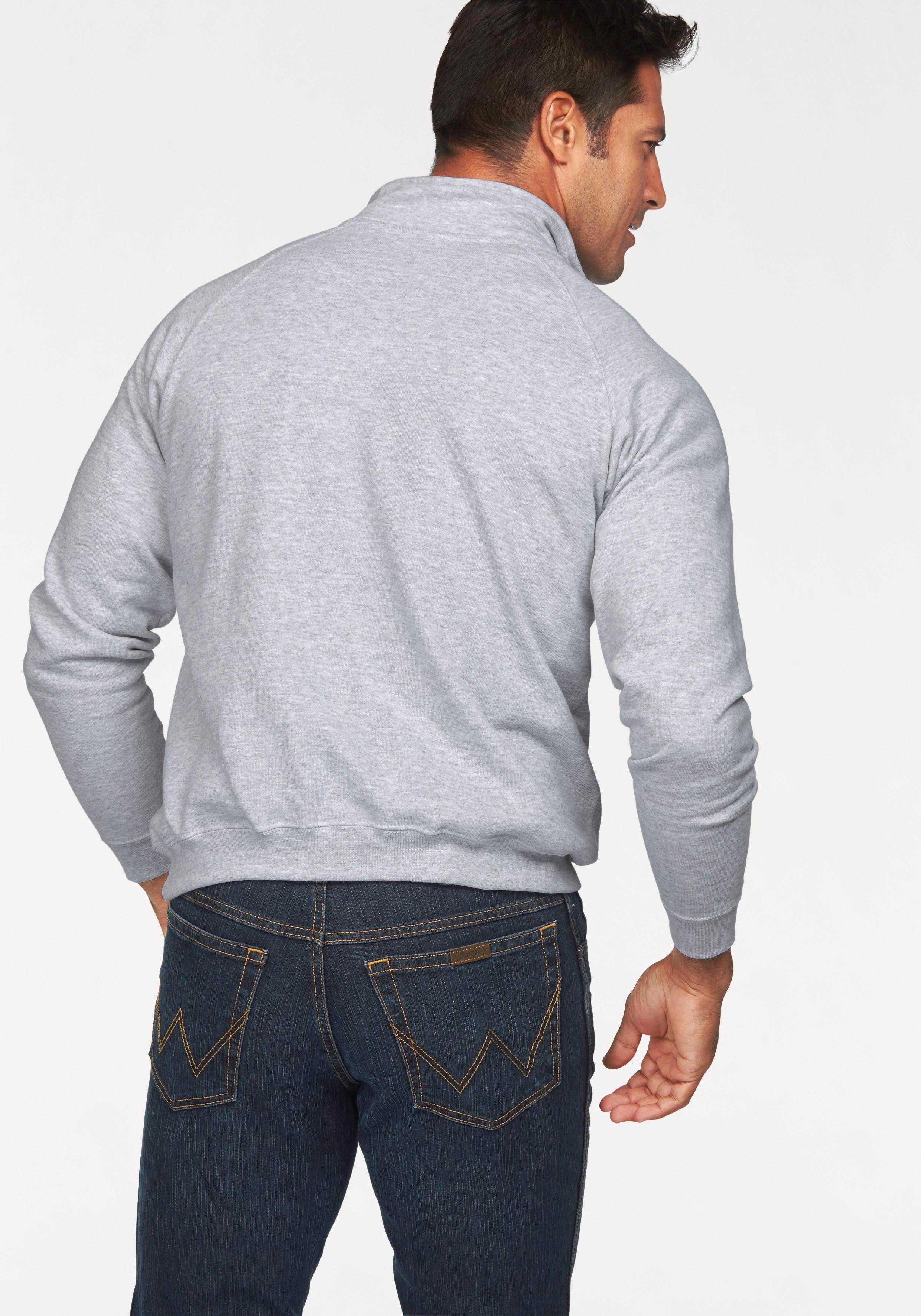 Fruit of the Loom Sweatshirt mit Reißverschluss