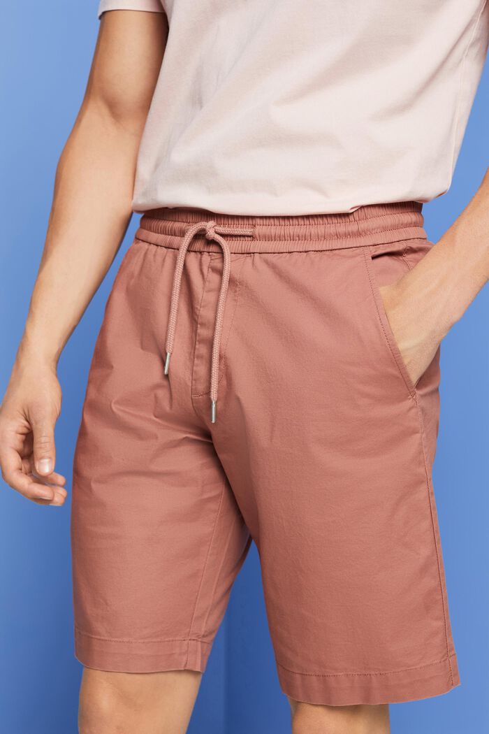 Shorts aus Baumwolltwill