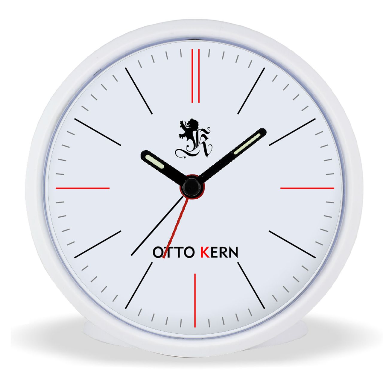 digi-tech GmbH Otto Kern Analoger Designwecker japanisches Quarzuhrwerk 110 mm geräuscharm