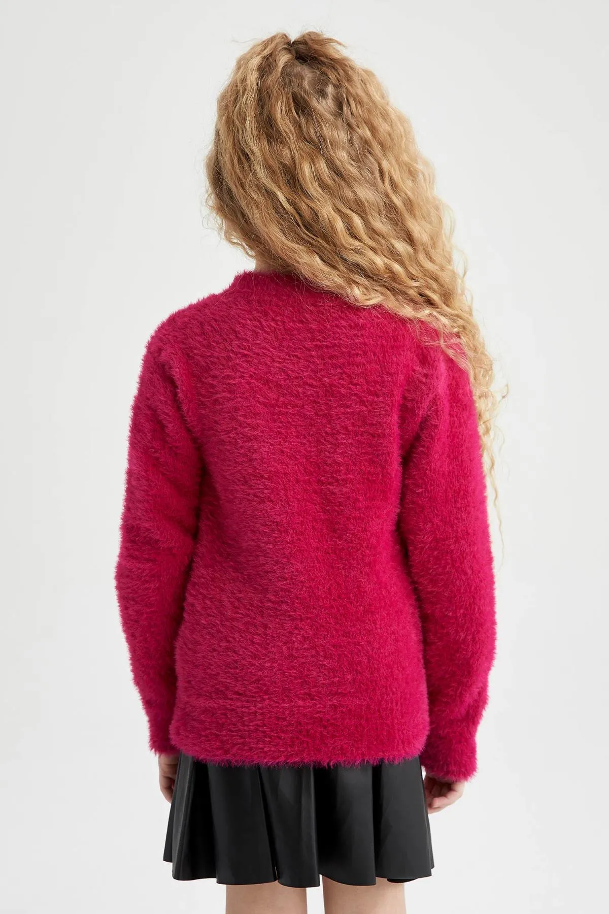 DeFacto  Mädchenpullover mit Rundhalsausschnitt