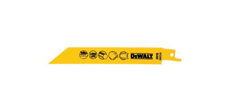 Příslušenství DeWalt DT2385-QZ HCS pilové listy pro ocasní pilu 152 x 1,0 mm na kov, 5 kusů