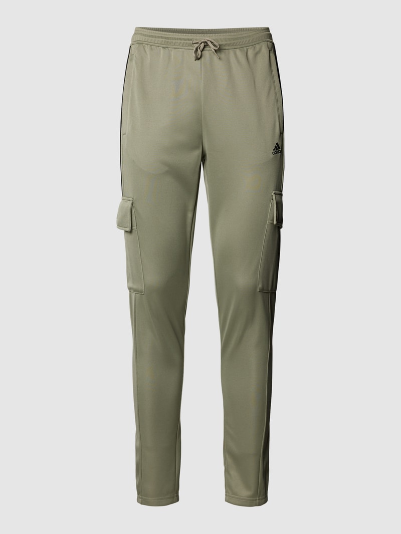 Sweatpants mit Cargotaschen in dunkelgrau