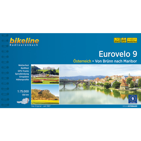 BIKELINE RADTOURENBUCH EUROVELO 9 - Radwanderführer