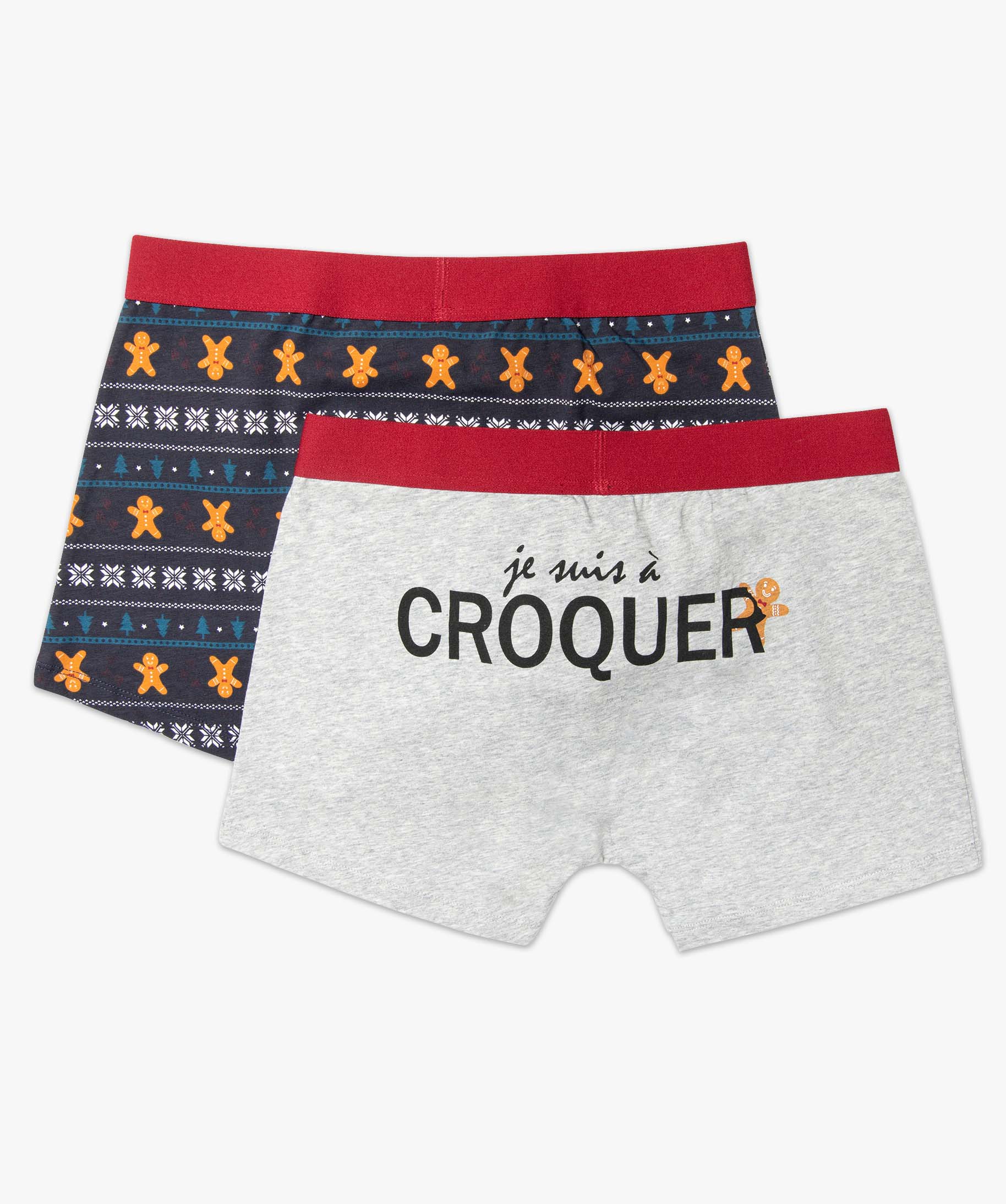 Boxers homme imprimés dans coffret cadeau (lot de 2) imprime | GEMO