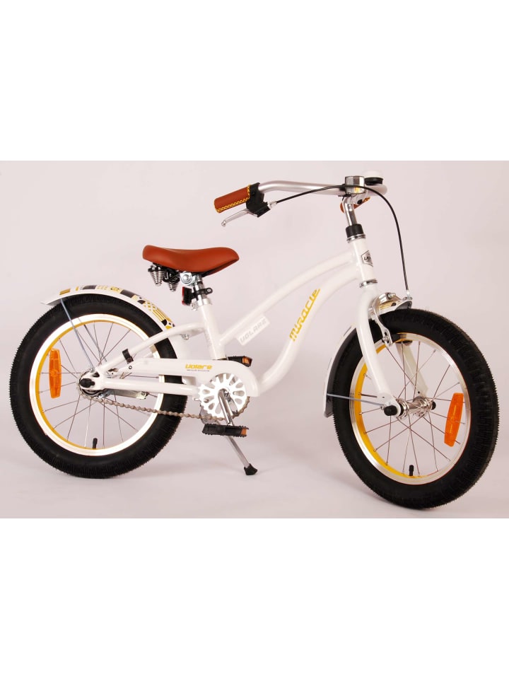 Volare Kinderfahrrad Miracle Cruiser für Mädchen 16 Zoll Kinderrad in Weiß 4 Jahre günstig kaufen onesize