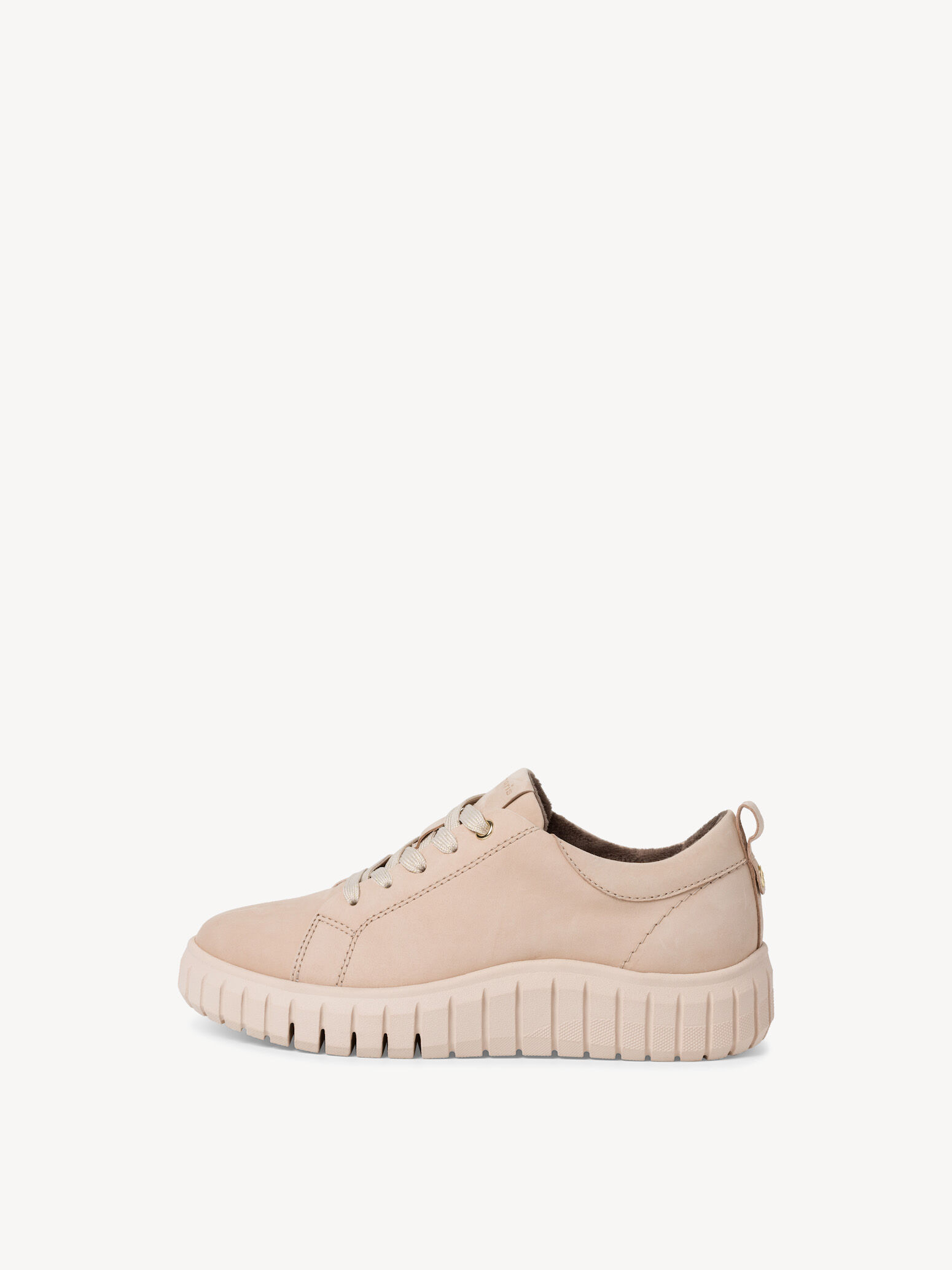 Basket en cuir - beige