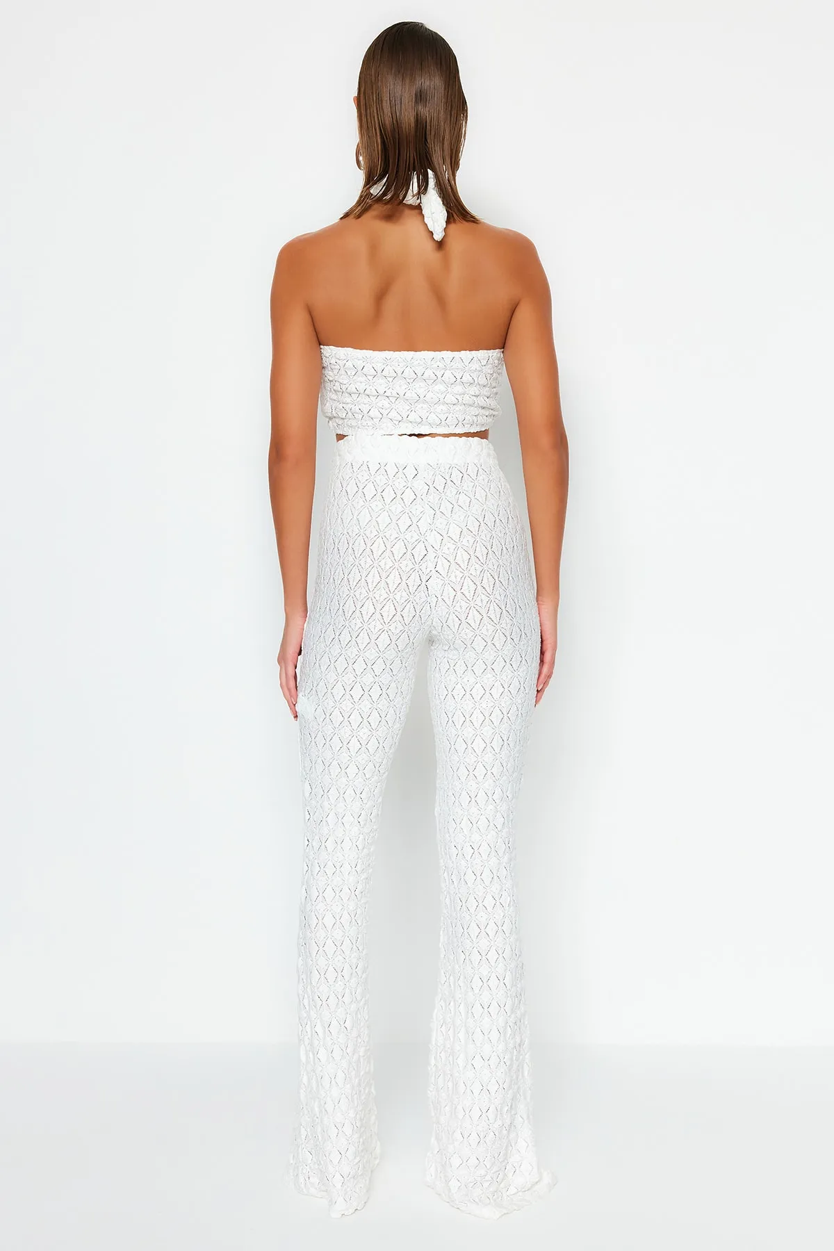 Trendyol Collection  Ecru-Strickhose TBESS23PL00005