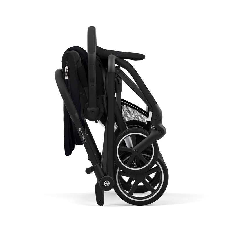 Poussette compacte Eezy Twist+ 2 Moon black châssis black Cybex