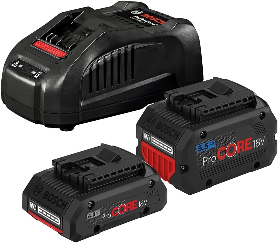 Bosch plavi pribor 1600A0214A 1 x ProCORE 18V 4.0Ah + 1 x ProCORE 18V 5.5Ah + punjač GAL 1880 CV