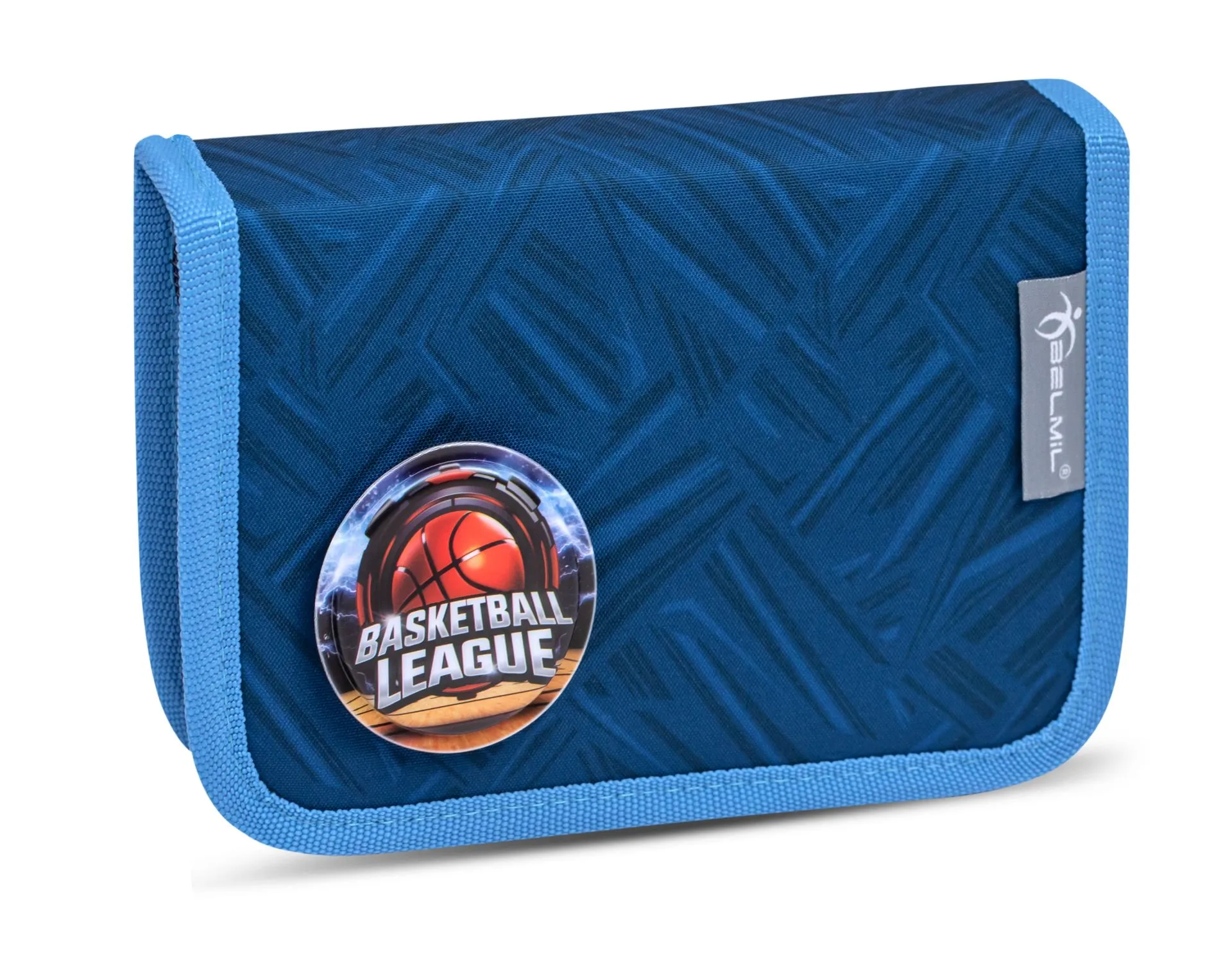 Belmil Motion Schulranzen Set 5-teilig mit 6 Patches - Blue Motion