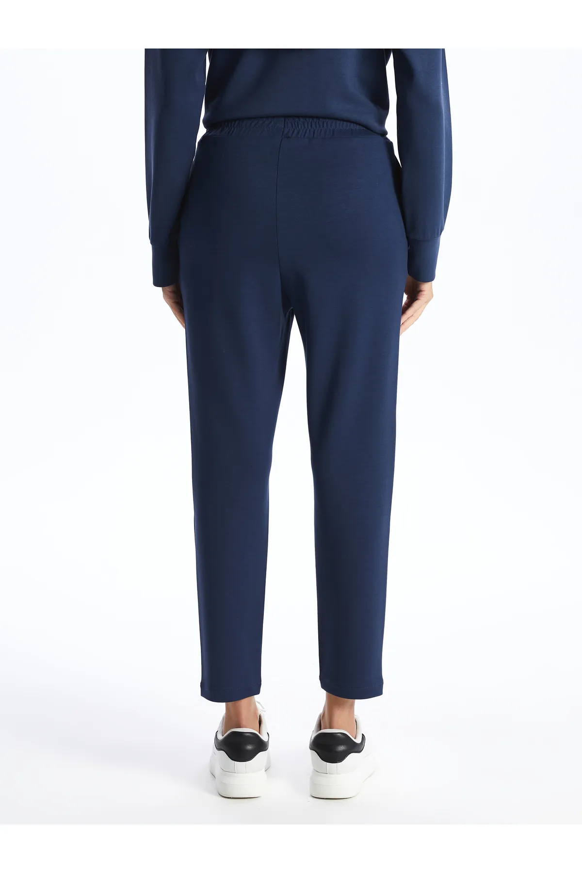 LC Waikiki  LCW Vision Damen-Jogginghose mit elastischem Bund, geradem Interlock-Design