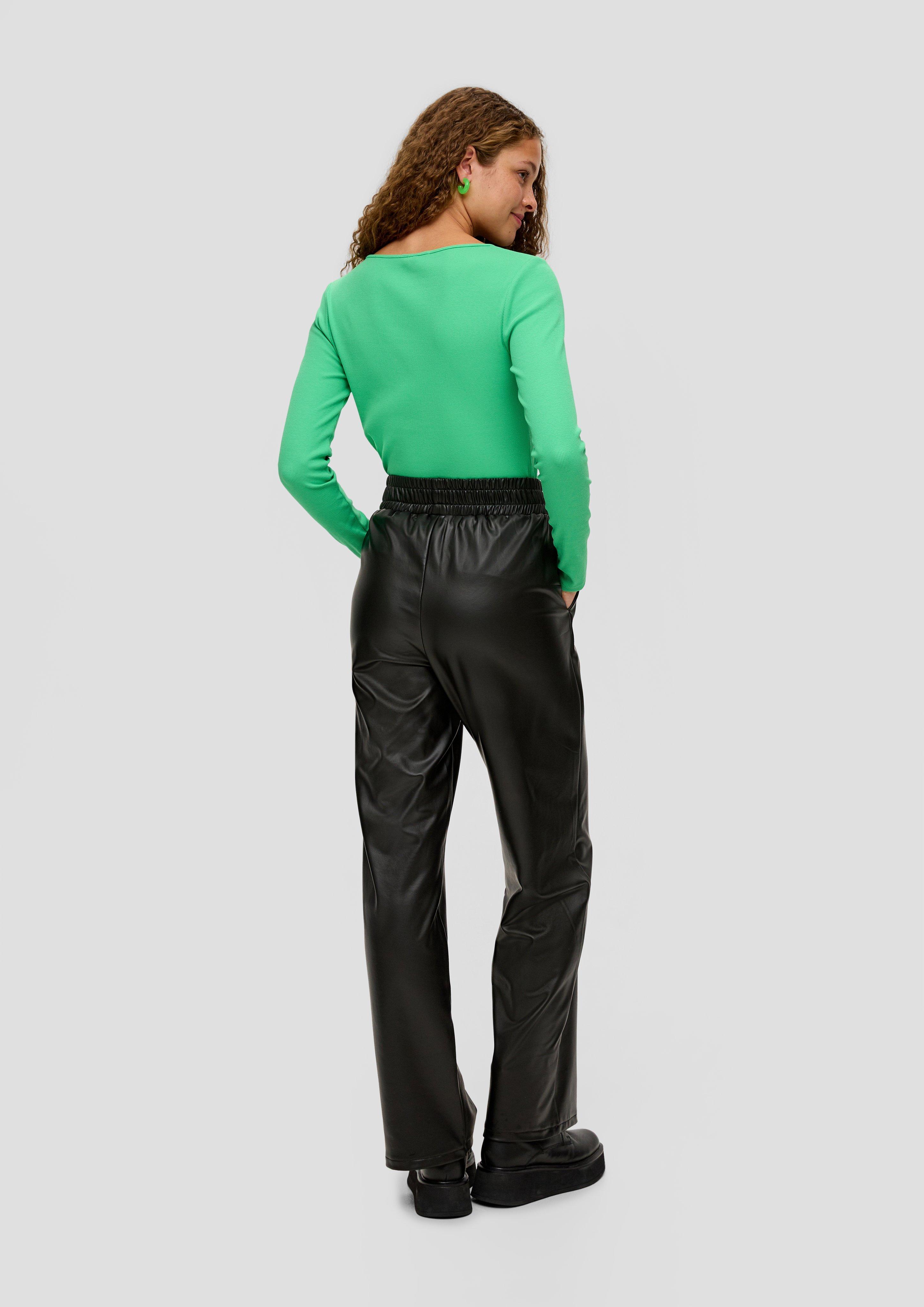 Geripptes Longsleeve aus Baumwollstretch  2138339-7306