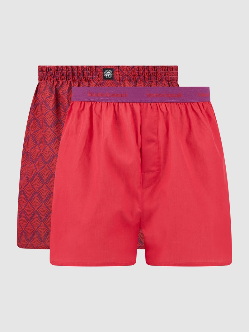 Boxershorts im 2er-Pack Modell 'Enthusiast' in rot