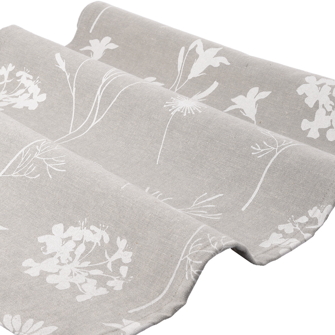 Tischläufer mit Blumen-Print