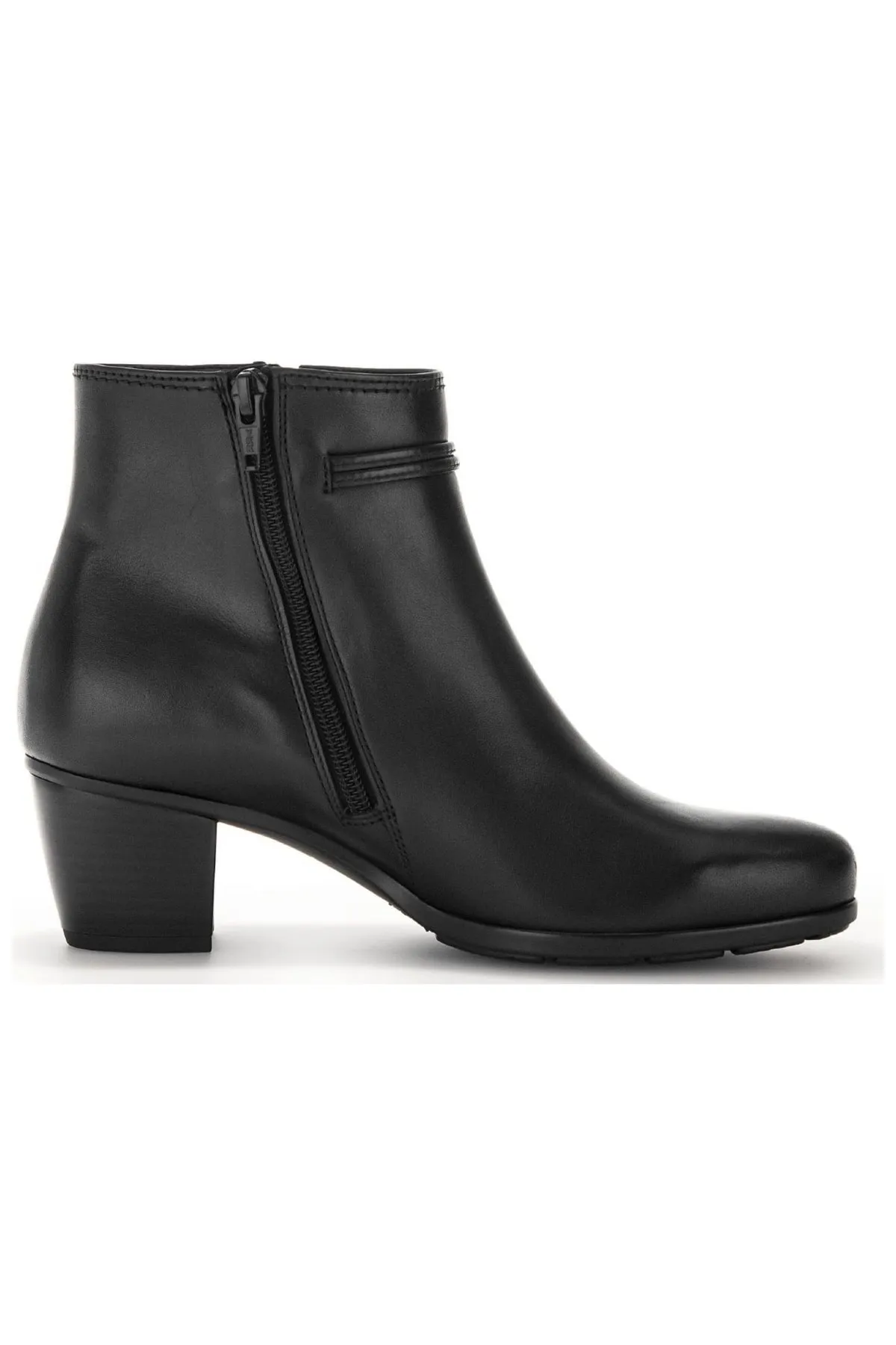 GABOR  Stiefelette - Schwarz - Flacher Absatz