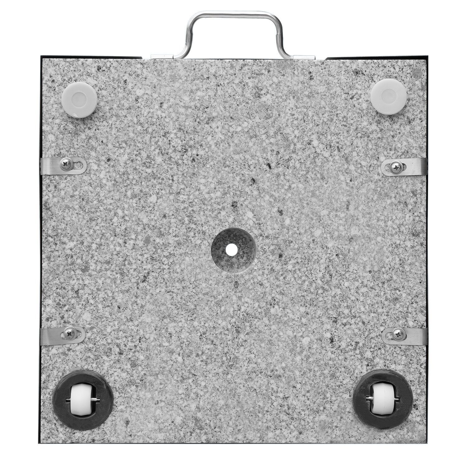 anndora Betonschirmständer Sonnenschirmständer 40kg rollbar mit Handgriff max. 48mm