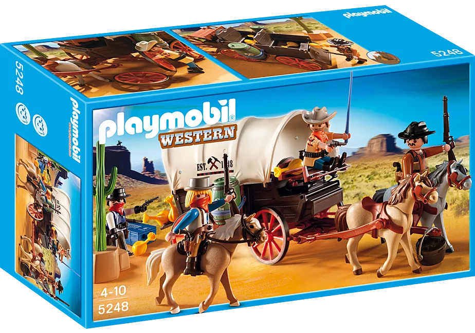 Planwagen mit &Uuml;berfall